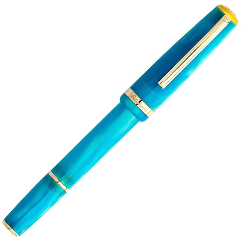 Esterbrook, Füller, JR Pocket Pen, Gold Trim, Blue Breeze-4