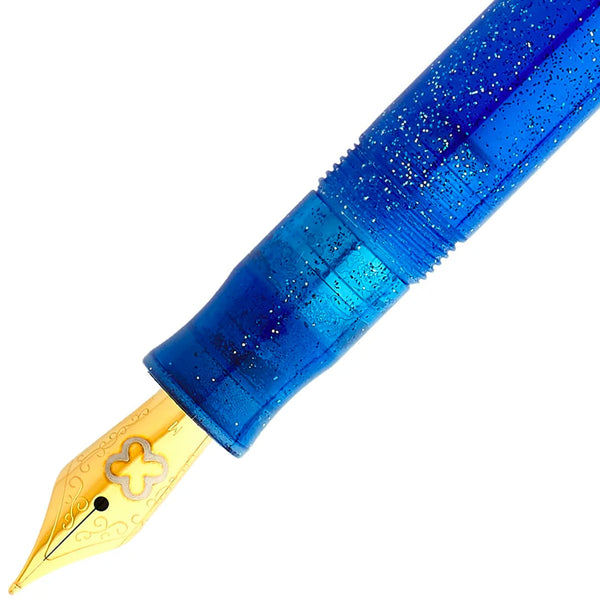 Esterbrook Füller JR Pocket Fantasia Blue Sparkle gold-2