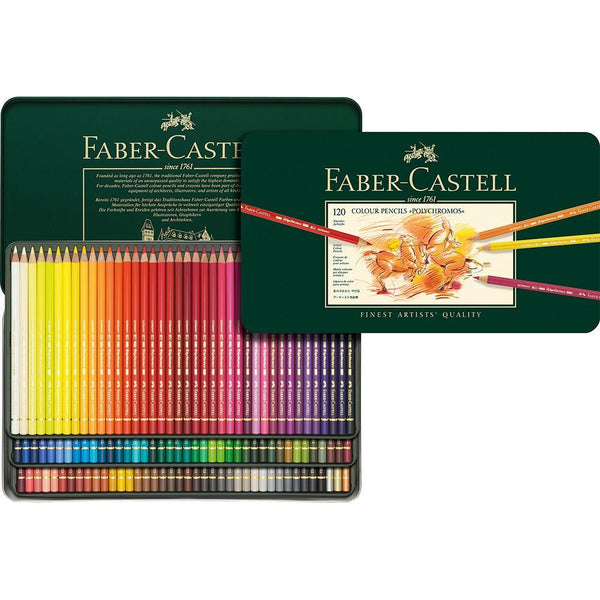 Faber-Castell, Polychromos Colored Pencils, 120 pencils metal case