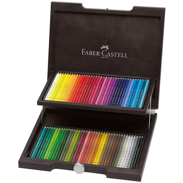 Faber-Castell, Polychromos Colored Pencil Set, 72 Pencils Wooden Case