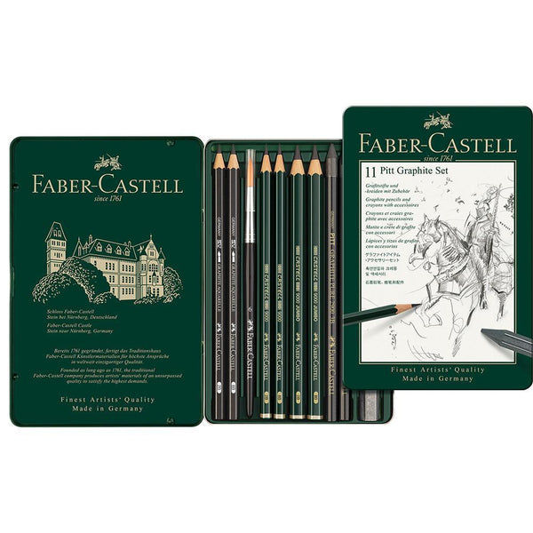 Faber-Castell, Stifte, Set, Pitt Graphite klein Metalletui-1