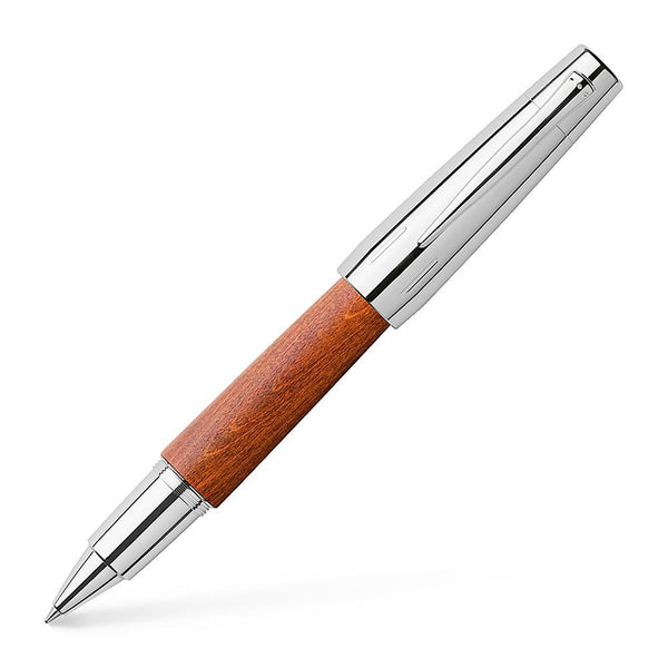 Faber-Castell, E-Motion Tintenroller, Holzschaft, Birnbaum