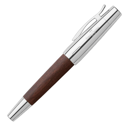 Faber-Castell, Füller, e-motion, Holz Chrom Dunkelbraun-2