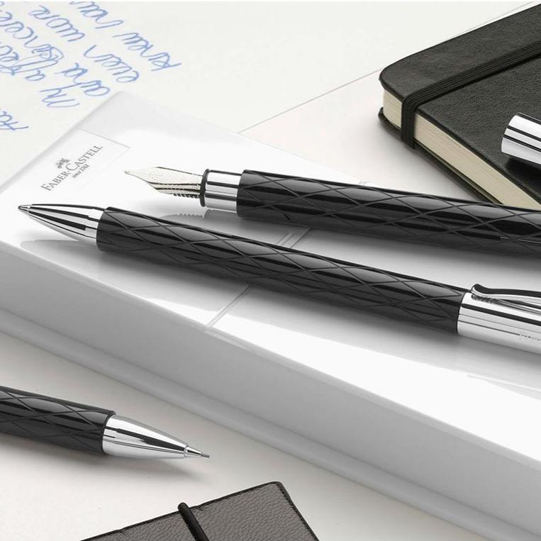 Faber-Castell, Füller, Ambition, Rhombus Schwarz-3