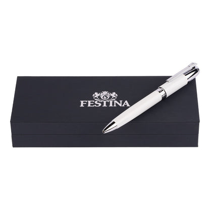 Festina Kugelschreiber Classicals Chrome weiss-6