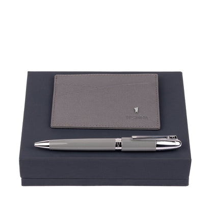Festina Kugelschreiber / Kreditkartenetui Set grau-1
