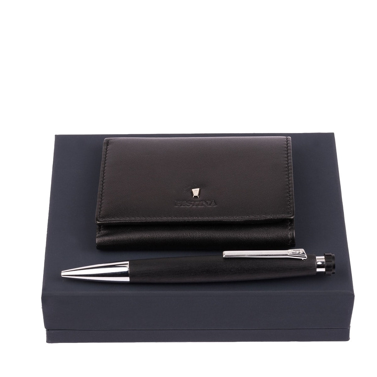 Festina Kugelschreiber / Portemonee Set schwarz-1
