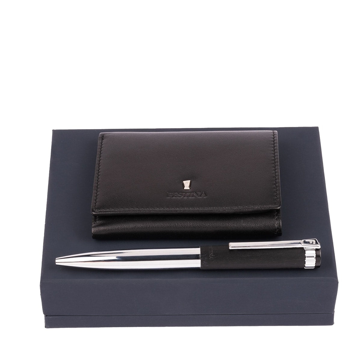 Festina Kugelschreiber / Portemonee Set schwarz-1
