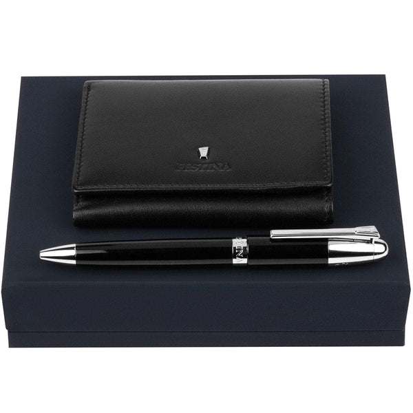 Festina, Kugelschreiber & Portemonnaie, Classicals, schwarz-1