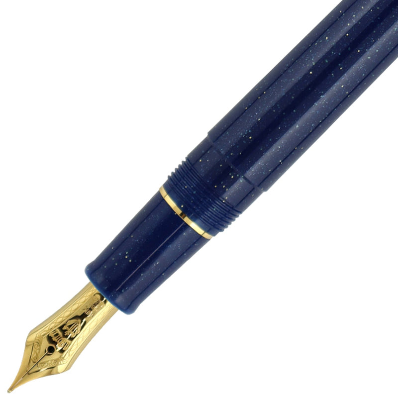 Sailor Füller Pro Gear Slim gold Special Ed. 14K Feder Vega Dark Blue Lamé-2