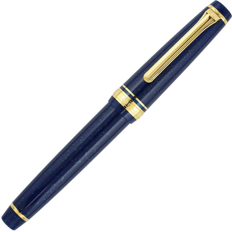 Sailor Füller Pro Gear Slim gold Special Ed. 14K Feder Vega Dark Blue Lamé-4