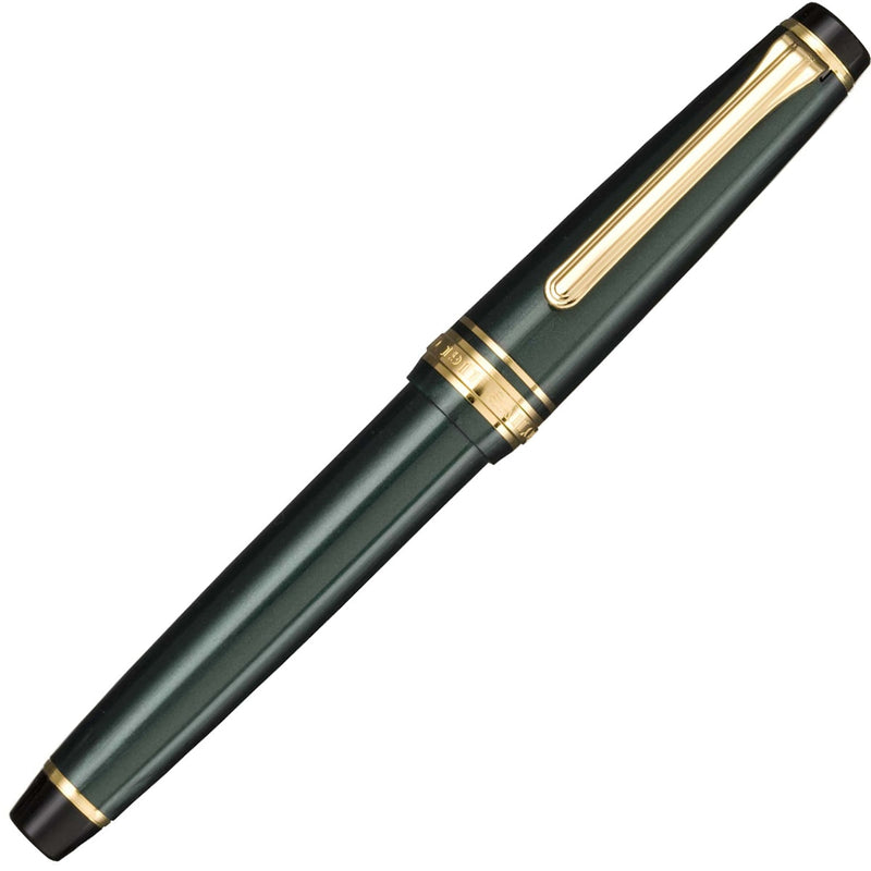 Sailor Füller Pro Gear Slim gold Special Ed. 14K Feder Metallic Green-4