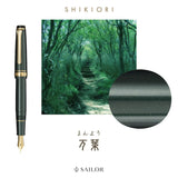 Sailor Füller Pro Gear Slim gold Special Ed. 14K Feder Metallic Green-5