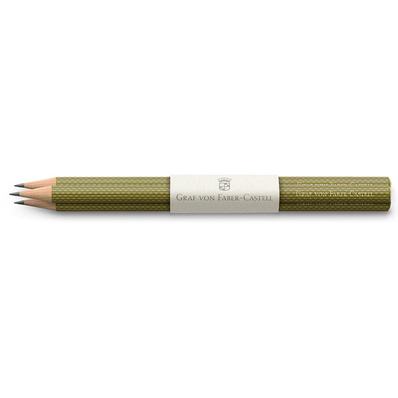 Graf von Faber-Castell, Bleistift, Guilloche, Grün 3x-2