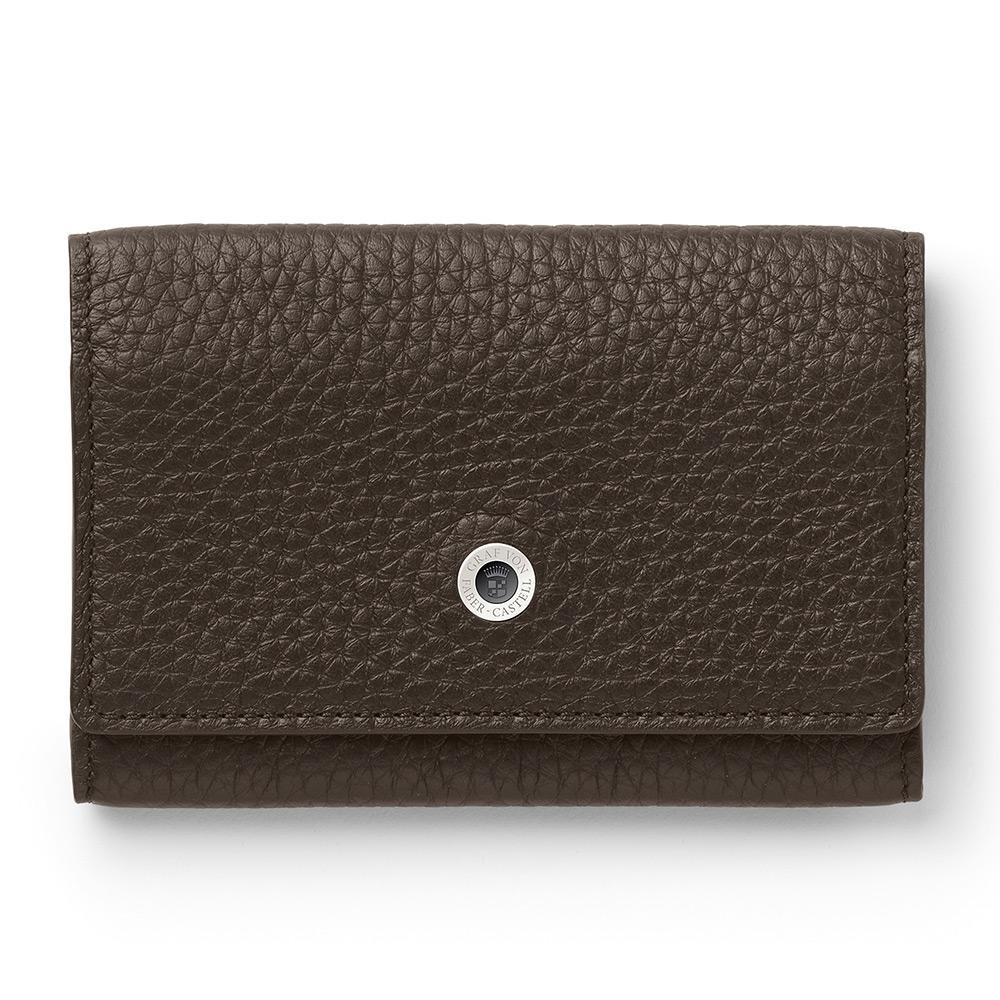 Graf von Faber-Castell, Visitenkartenetui, Cashmere, Dunkelbraun-2