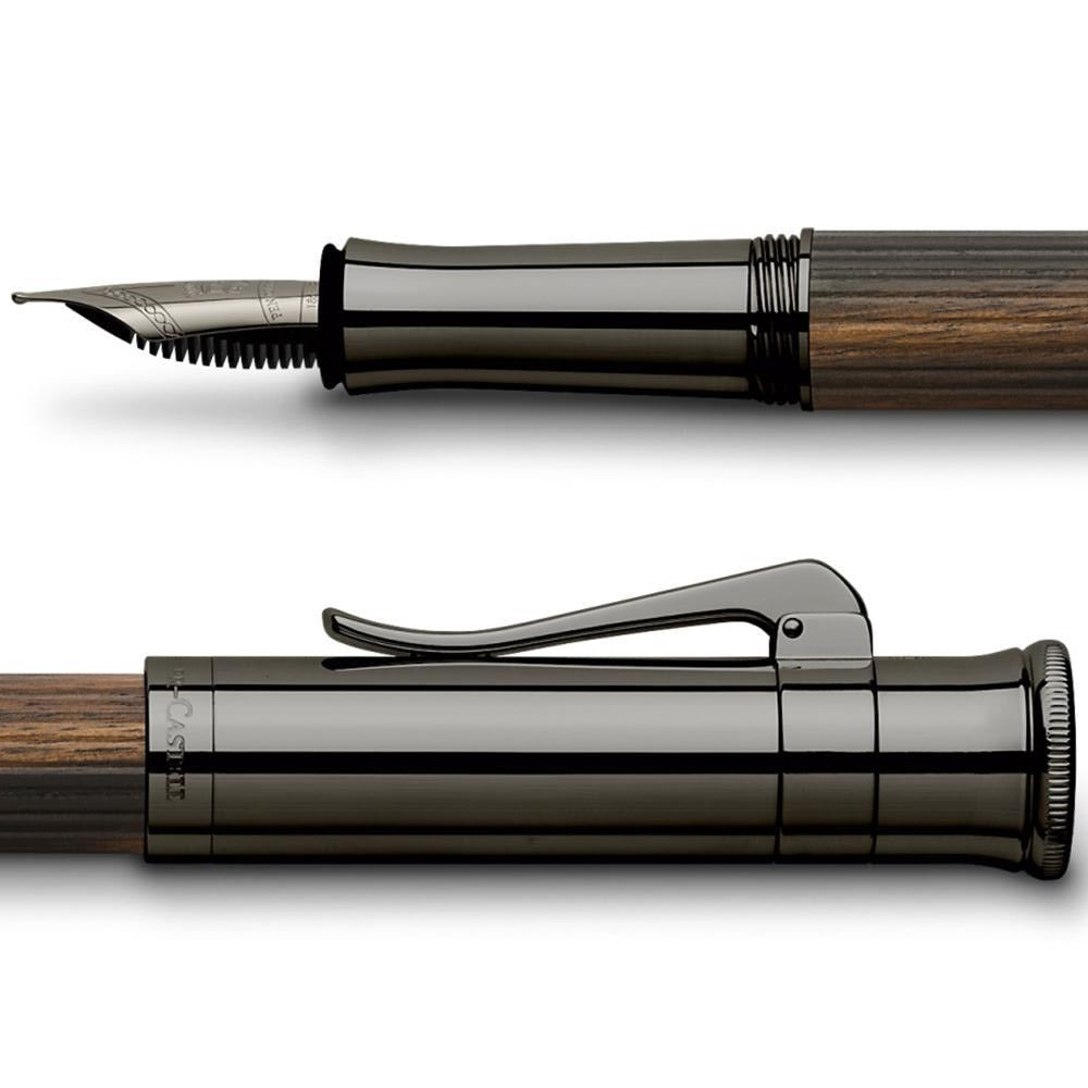Graf von Faber-Castell, Füller, Classic Macassar, Dunkelbraun-3