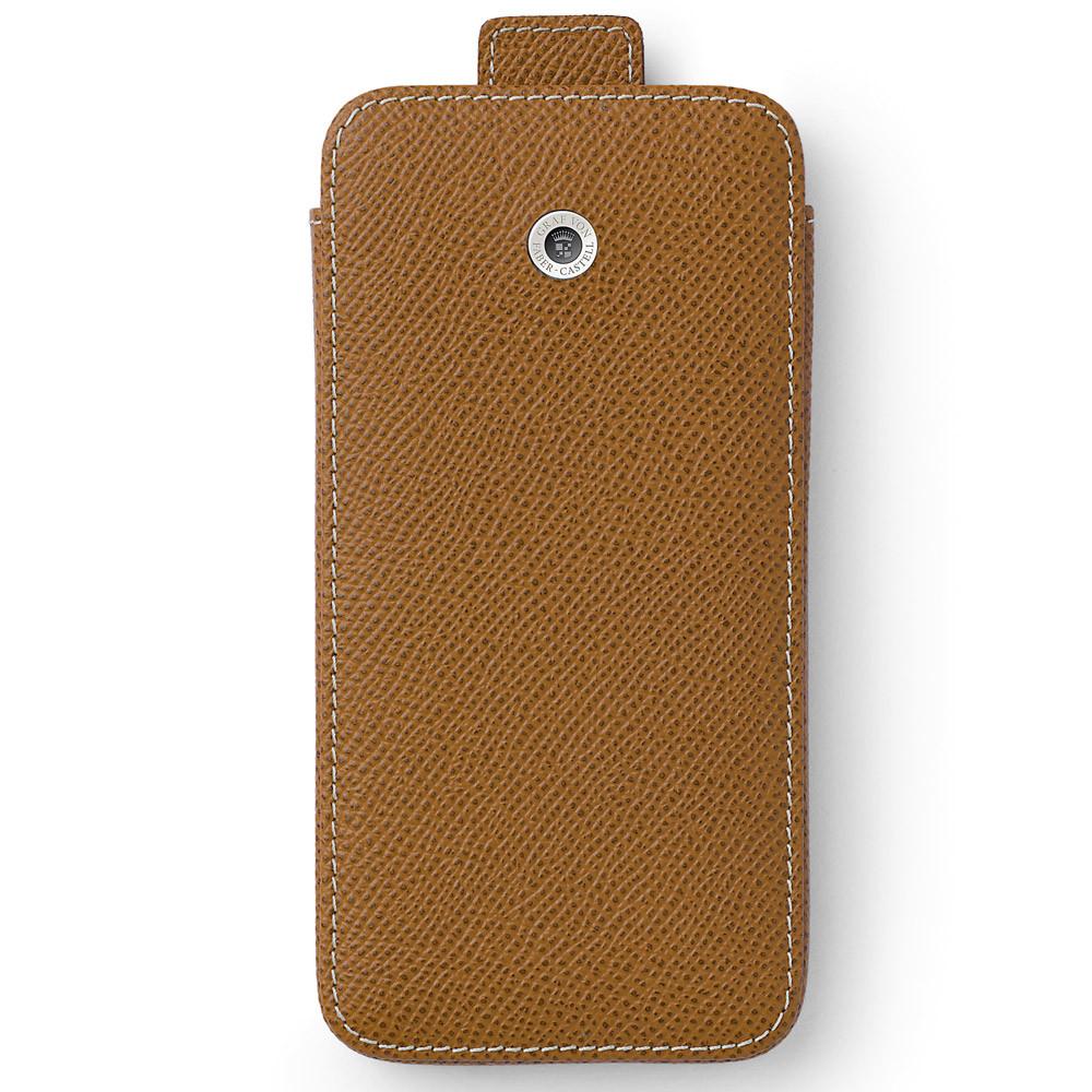 Graf von Faber-Castell, Hülle für iPhone 6, Braun, genarbt-3