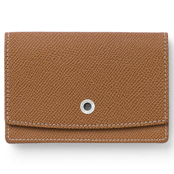 Graf von Faber-Castell, Visitenkartenhalter, genarbt, cognac