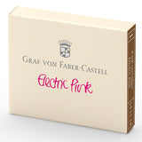 Graf von Faber-Castell, Tintenpatronen, 6x Electric Pink-1