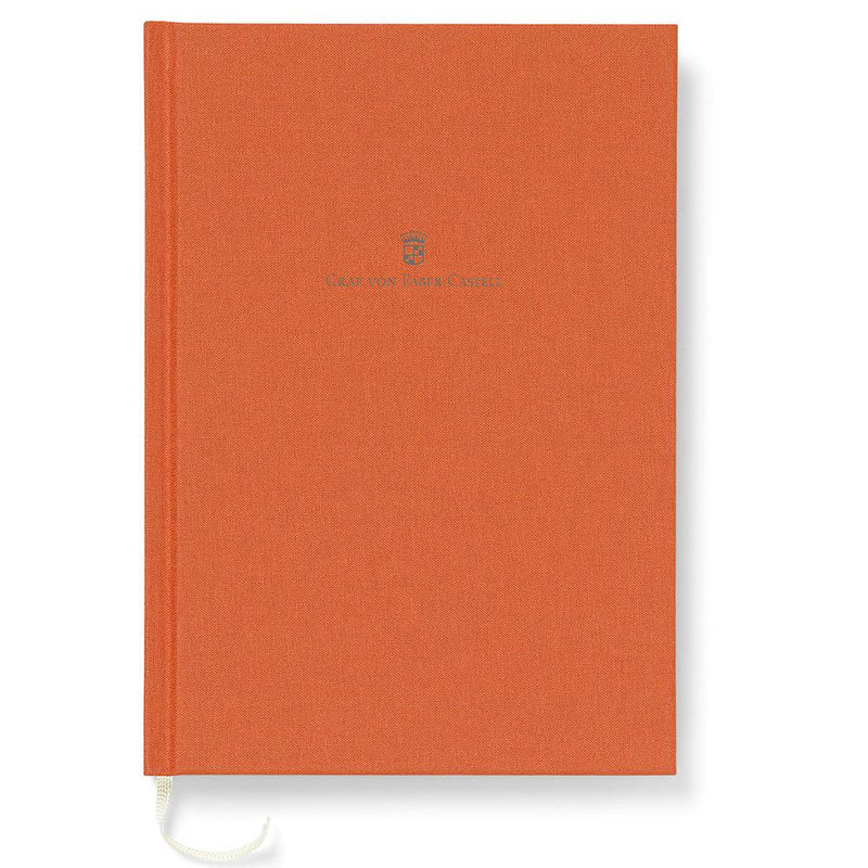 Graf von Faber-Castell, Buch mit Leineneinband A5, Orange-1