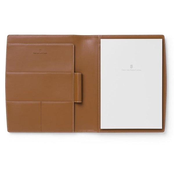 Graf von Faber-Castell, Schreibmappe, A5 genarbt, cognac