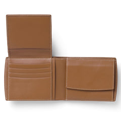 Graf von Faber-Castell, Portemonnaie, Querformat mit Klappe genarbt, braun