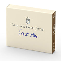 Graf von Faber-Castell, Tintenpatrone, 6x, Cobalt Blue