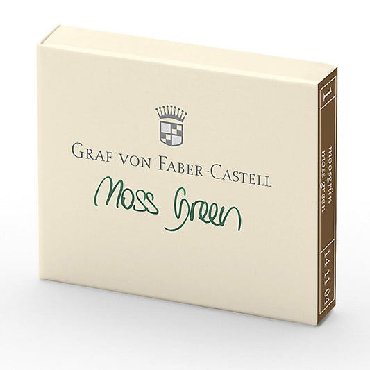 Graf von Faber-Castell, Tintenpatronen, 6x in Faltschachtel, Moss Green-1