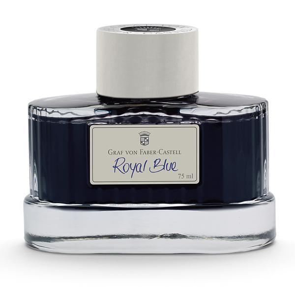 Graf von Faber-Castell, Tintenglas, 75ml, Royal Blue, Geschenk-1
