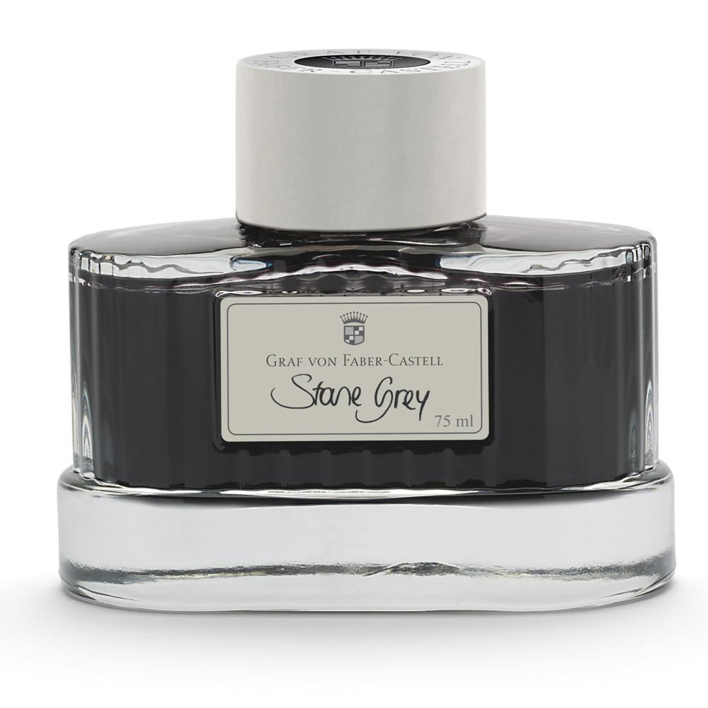 Graf von Faber-Castell, Tintenglas, 75ml, Stone Grey-1