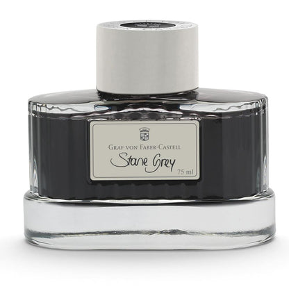 Graf von Faber-Castell, Tintenglas, 75ml, Stone Grey-1