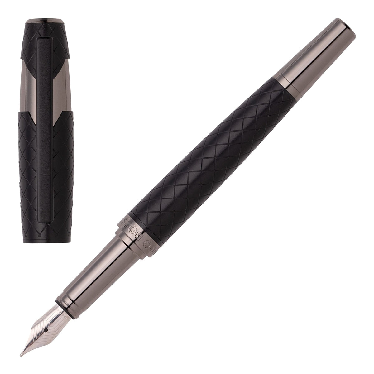 HUGO BOSS Füller Chevron schwarz-4