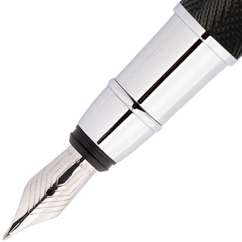 HUGO BOSS, Füller, Formation Herringbone, chrom-2