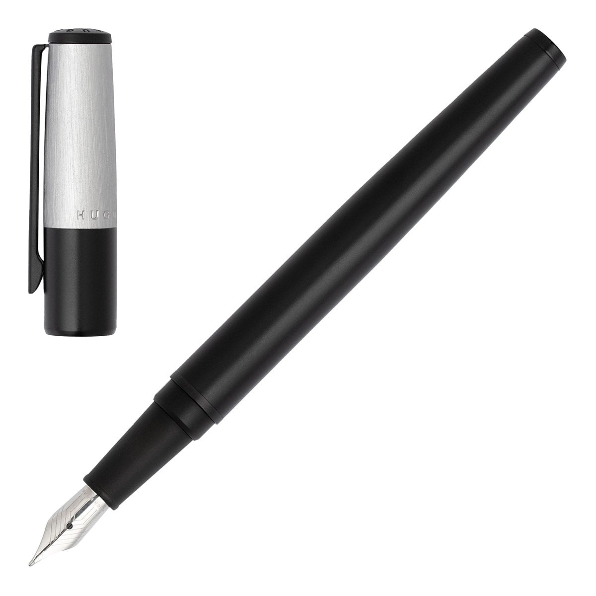 HUGO BOSS, Füller, Gear Minimal, Black & Chrome-6
