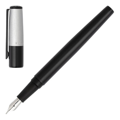 HUGO BOSS, Füller, Gear Minimal, Black & Chrome-6