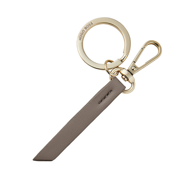 HUGO BOSS, porte-clés Triga, Taupe