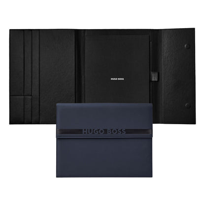 HUGO BOSS Schreibmappe Cloud Matte A4 blau-1