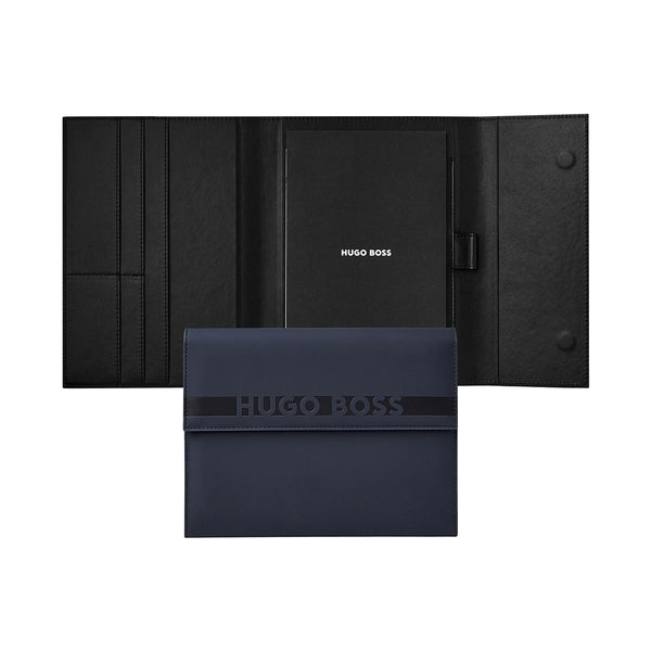 HUGO BOSS, porte-documents Cloud mat, A5, bleu