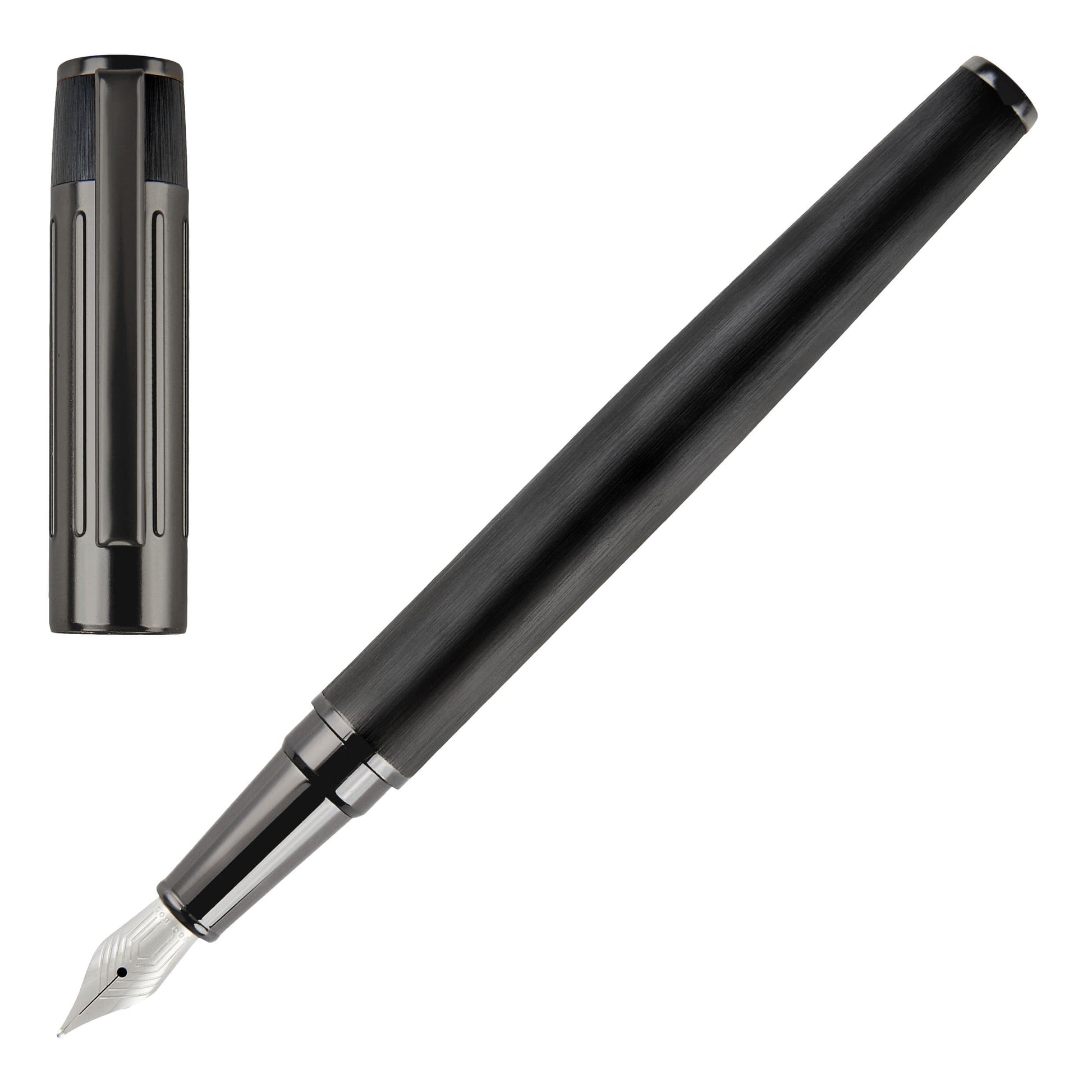 HUGO BOSS Füller Gear Ribs schwarz-10
