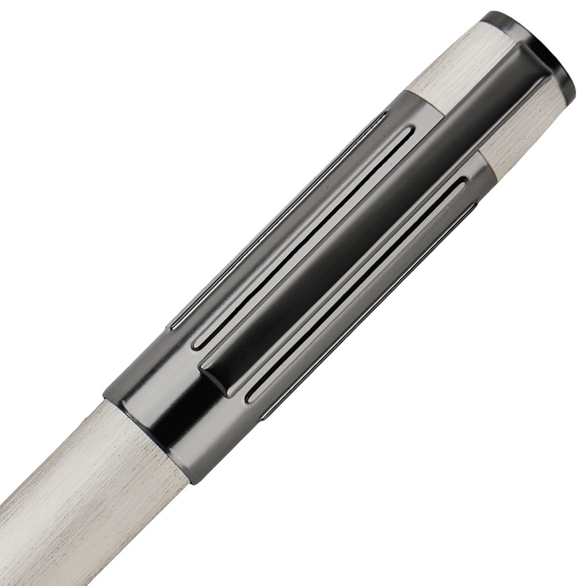 HUGO BOSS Kugelschreiber Gear Ribs chrom-3