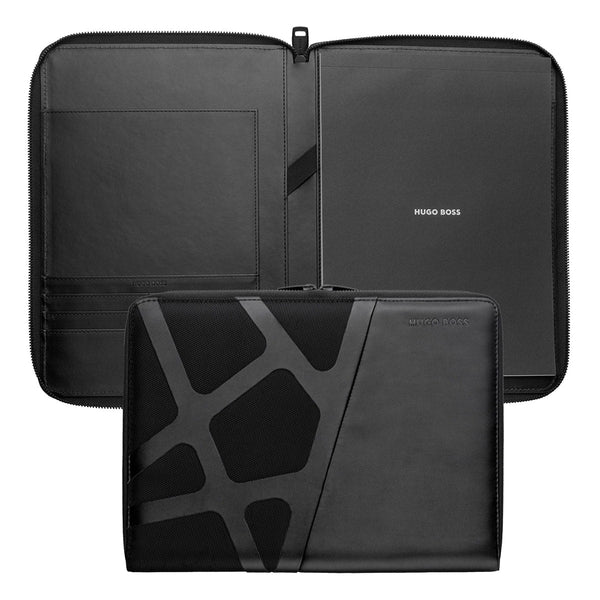 HUGO BOSS, Writing folder Craft, A4, black