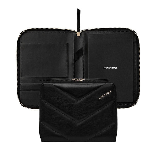 HUGO BOSS, porte-documents Triga, A5, noir
