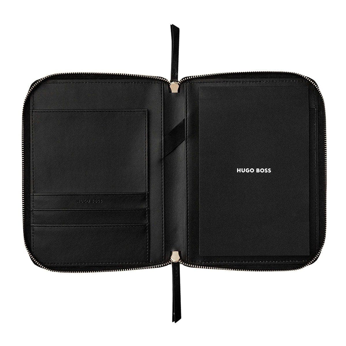 HUGO BOSS Schreibmappe Triga A5 schwarz-3