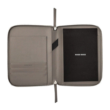 HUGO BOSS Schreibmappe Triga A5 Taupe-3