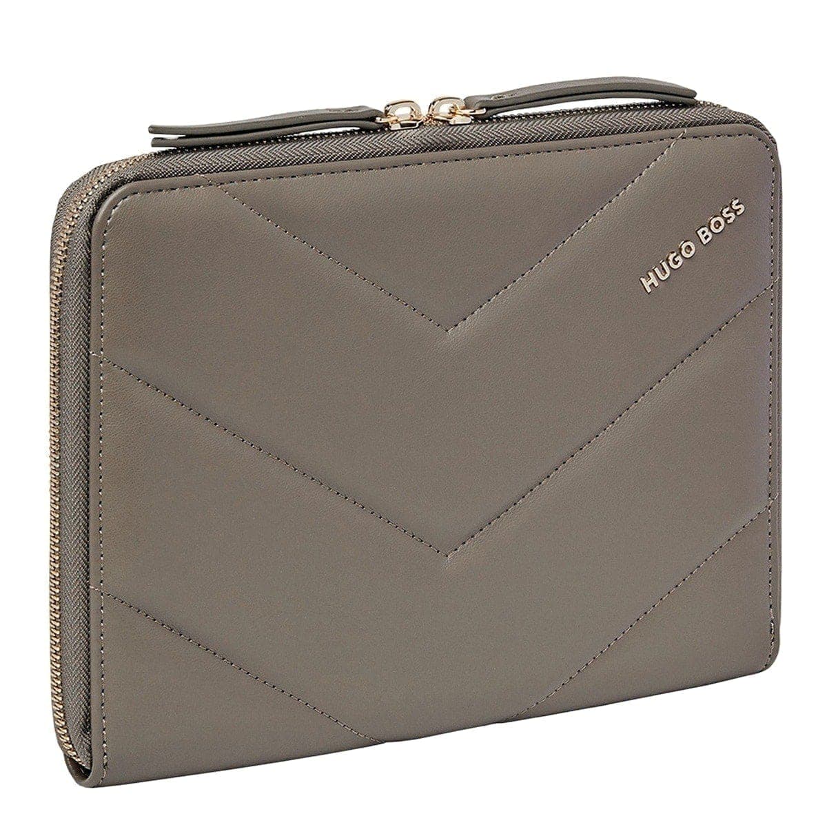 HUGO BOSS Schreibmappe Triga A5 Taupe-4