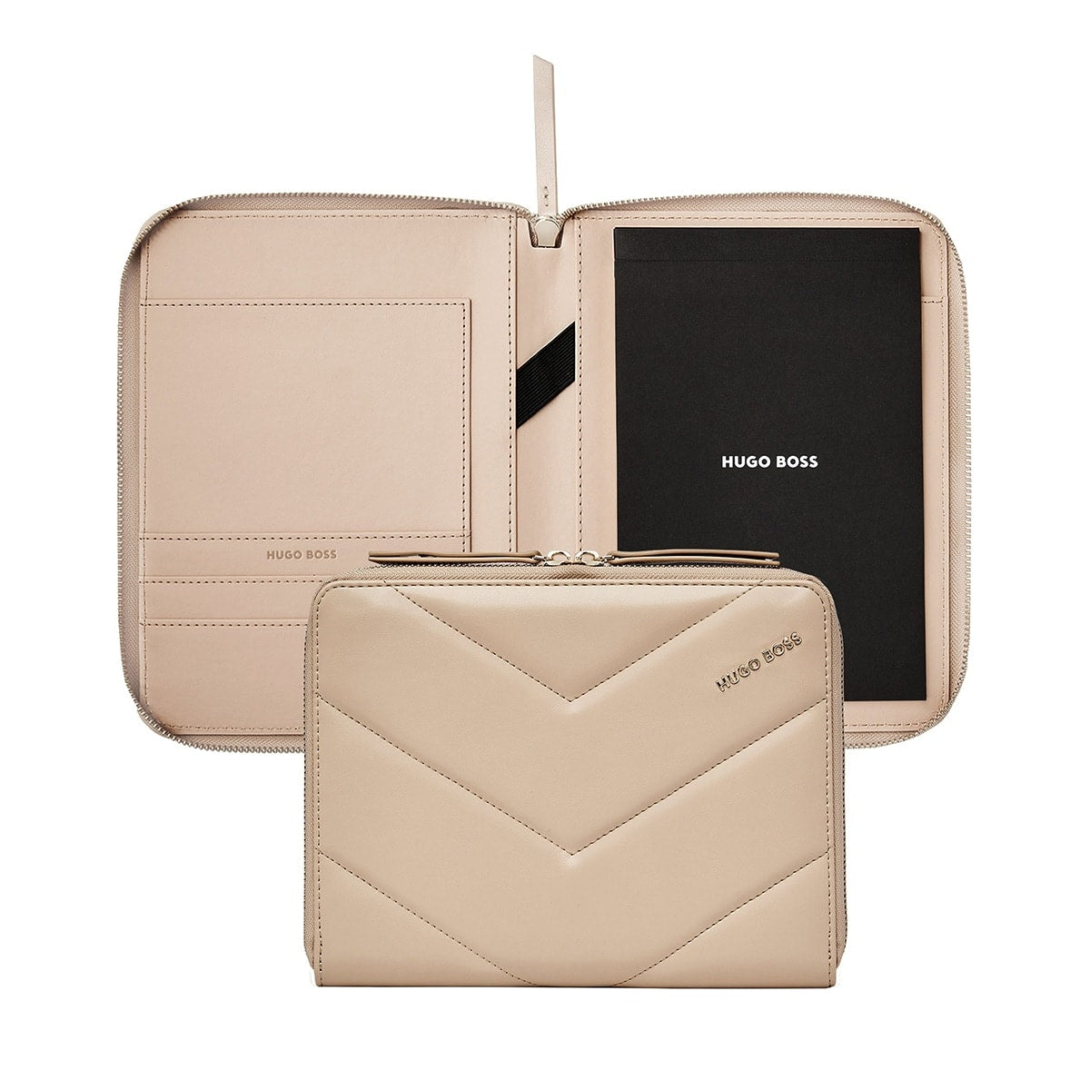 HUGO BOSS Schreibmappe Triga A5 beige-1