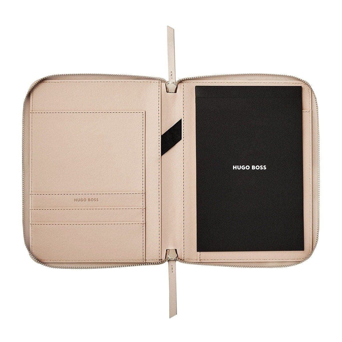 HUGO BOSS Schreibmappe Triga A5 beige-3