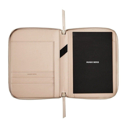 HUGO BOSS Schreibmappe Triga A5 beige-3