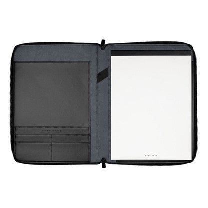 HUGO BOSS, Konferenzordner, Gleam A4, grau-2