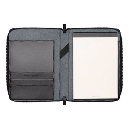 HUGO BOSS, Konferenzordner, Gleam A5, grau-2